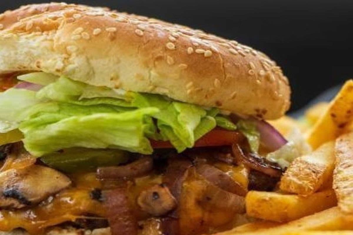 Cheddar Melt Burger
