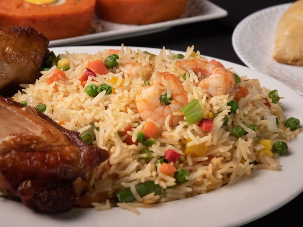 Coconut Shrimp Fried Rice Combo