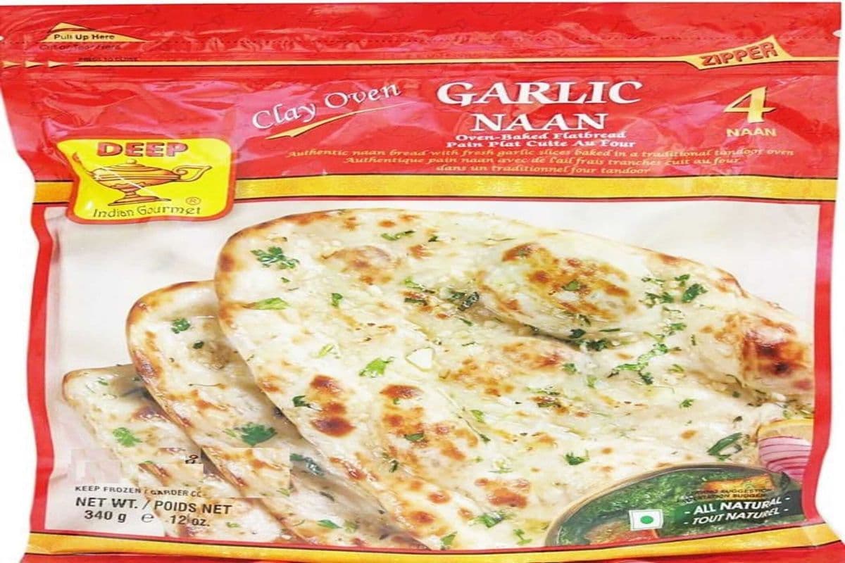 Deep Fr. Garlic Naan (5pack)