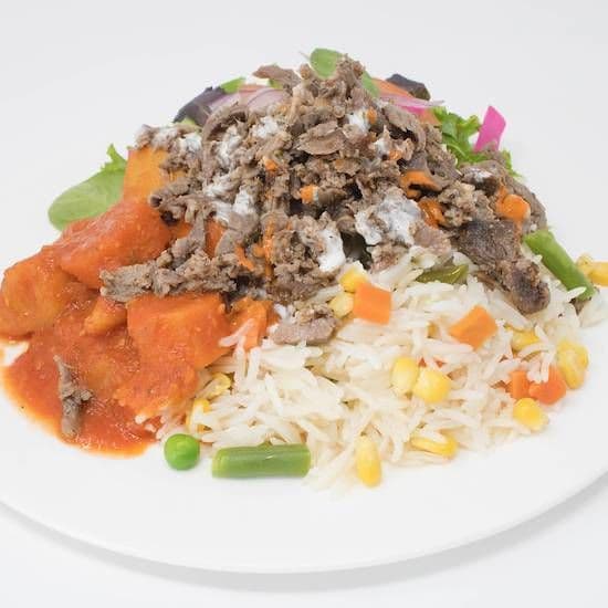 Lunch Platter - Beef Shawarma