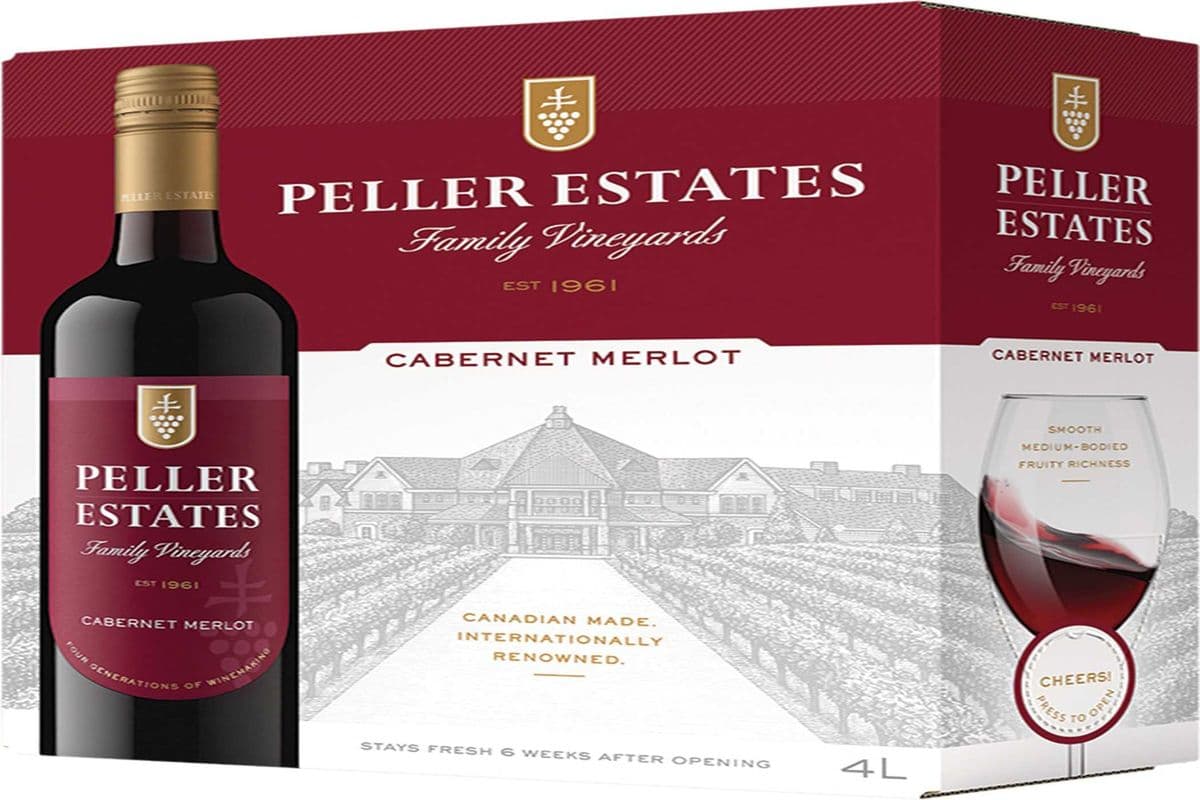 617696. PELLER FAMILY VINEYARDS CABERNET MERLOT (1 x 4L)