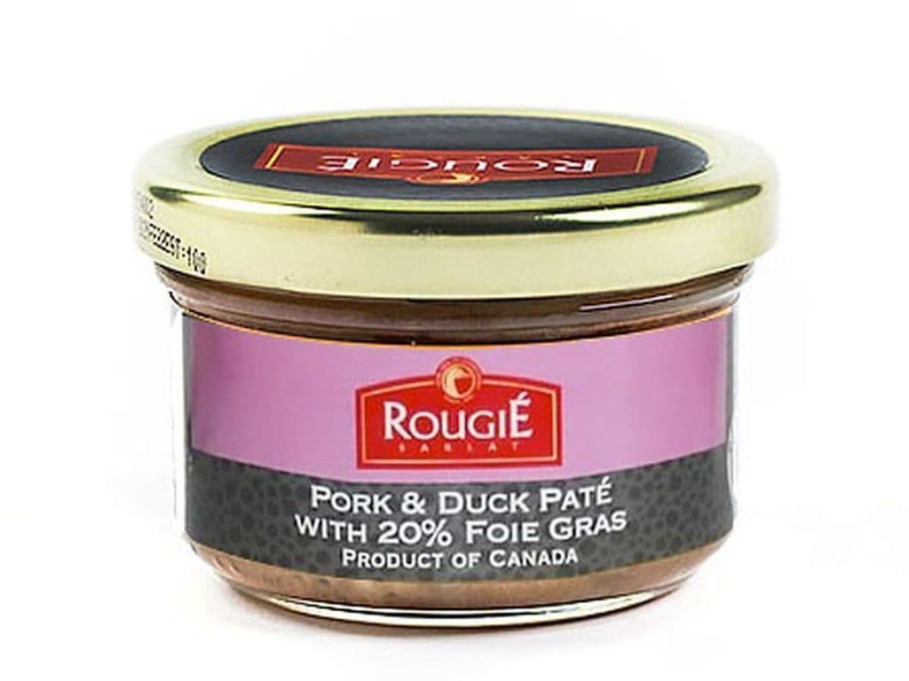 ROUGIE DUCK AND PORK PATE WITH FOIE GRAS 80G