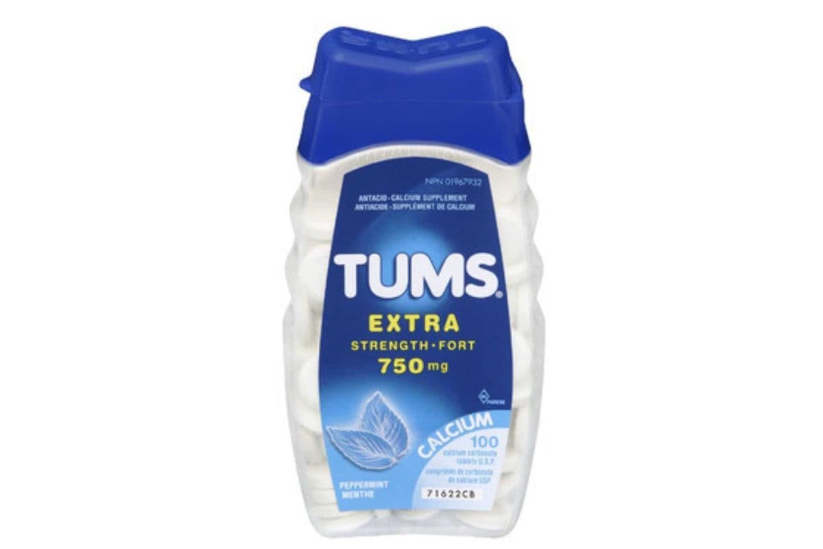 Tums Extra Strength Peppermint (750 mg)