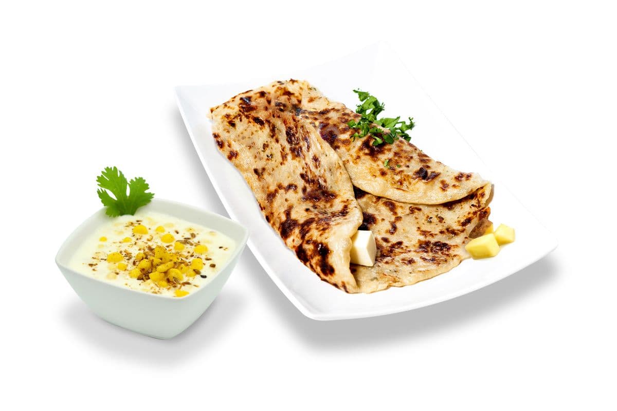 Aloo Paratha with Dahi (2 pcs)