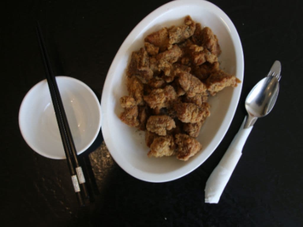 Dry Garlic Boneless Pork