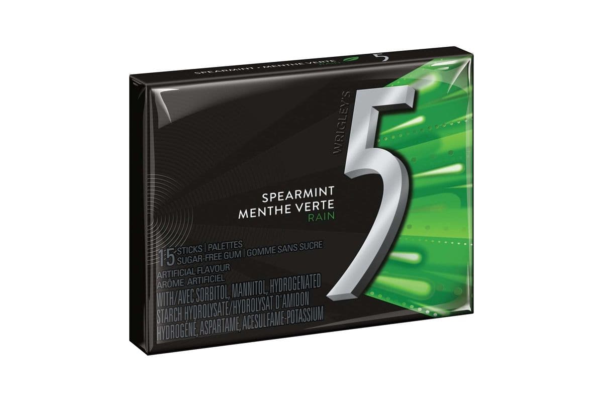 5 Gum Rain Spearmint