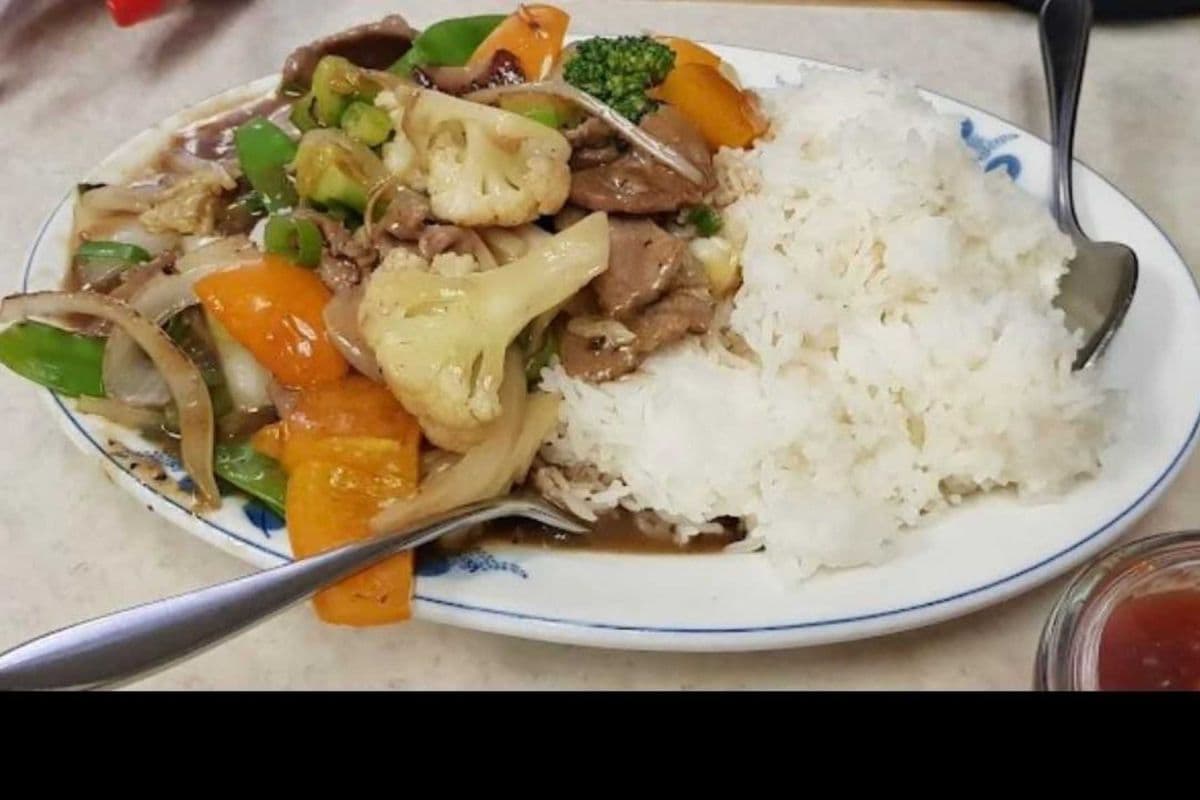59. Beef Sauteed Vegetable with Rice