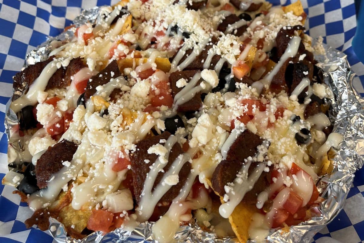 U-BAKE Donair Nachos 12" (Sauce on Side)