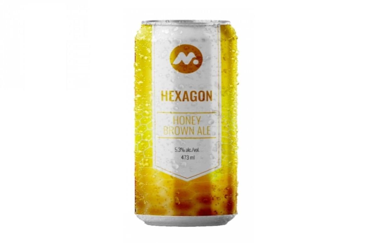 Metas Hexagon Honey Brown Ale-4pk (4 x 473ml)