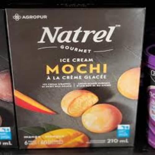 Natrel Mochi a la Crème glacée Mangue 210mL / Natrel Mochi Mango Ice Cream 210mL