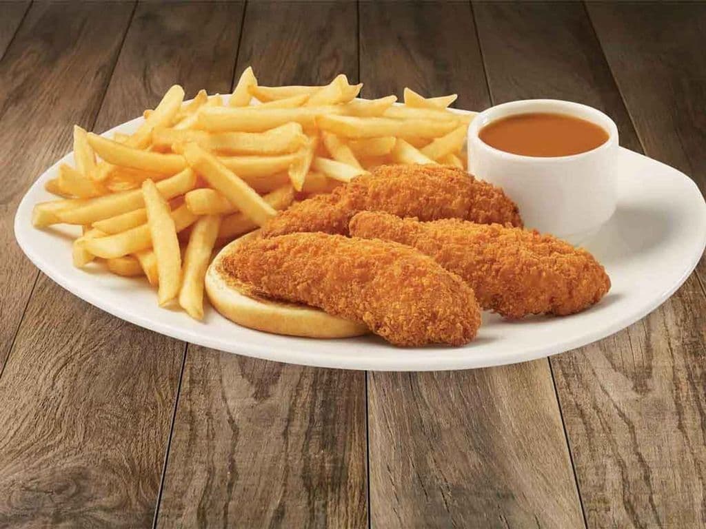 3 filets de poitrine de poulet croustillants / 3 Crispy Chicken Breast Fillets