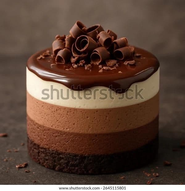 Three Chocolate Moose Cake