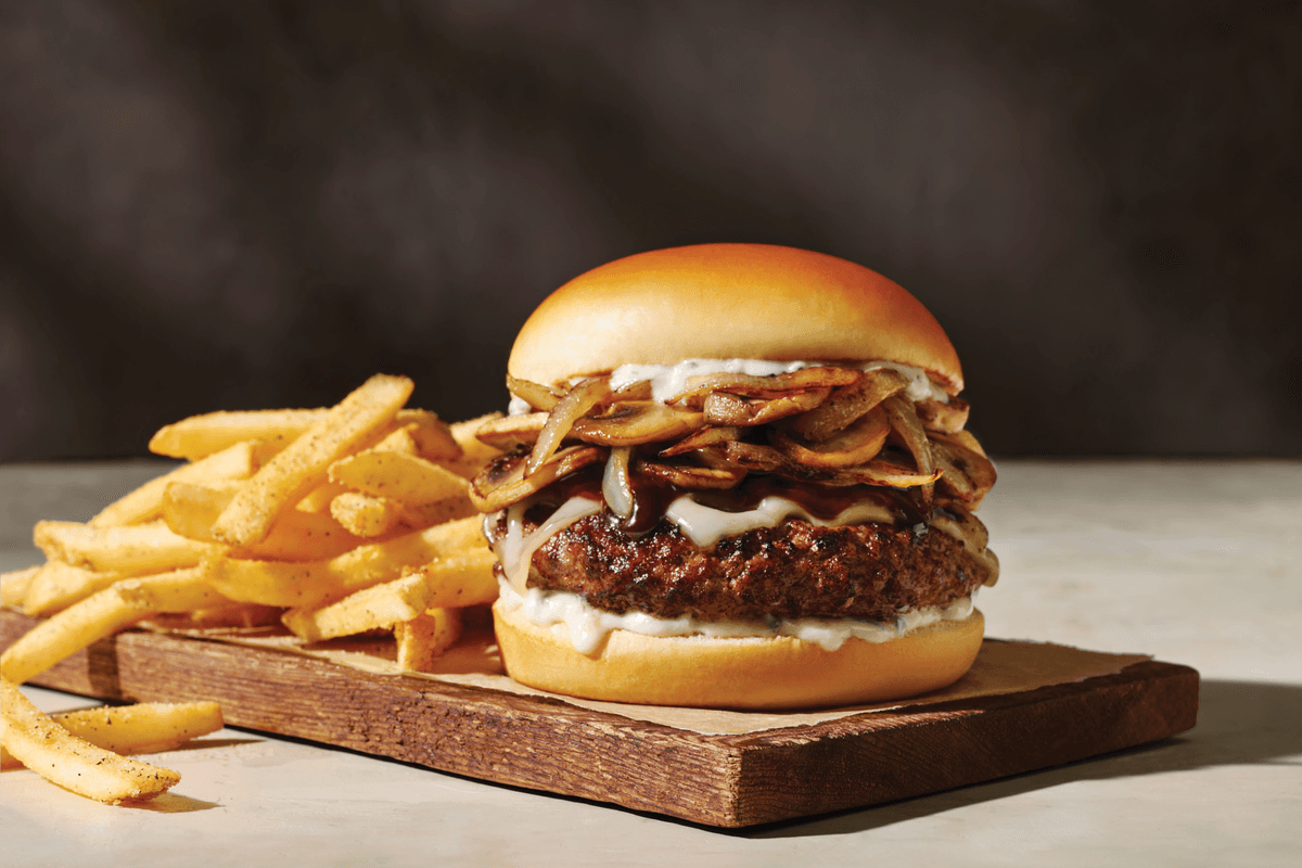Bourbon Street Mushroom Swiss Burger