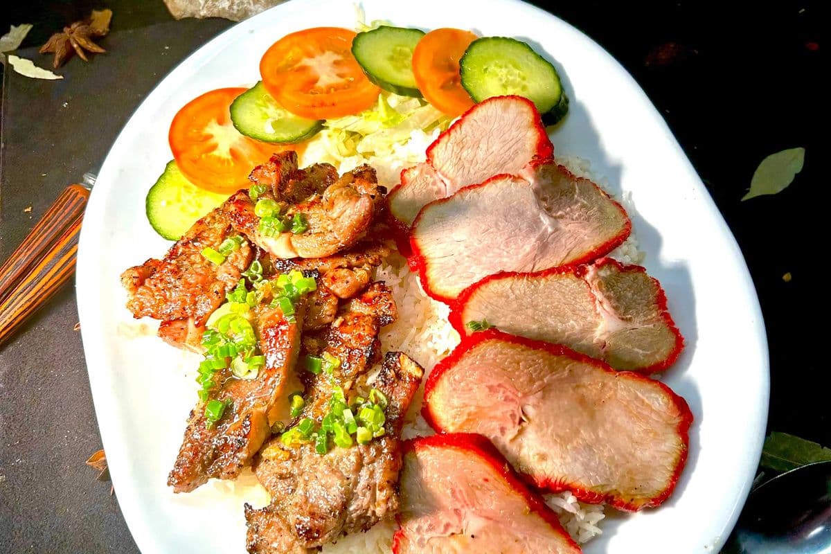 41. With BBQ Pork and Pork Chop