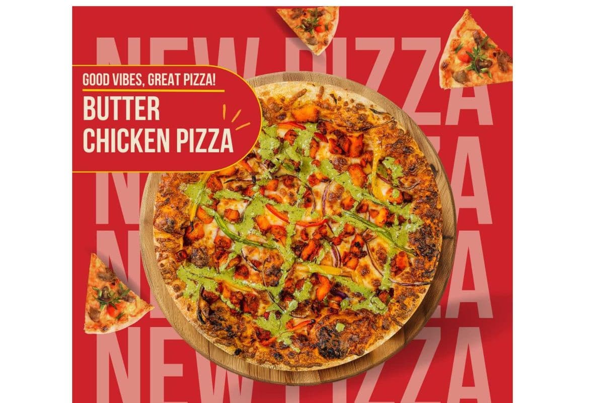 Butter Chicken Pizza (HALAL)