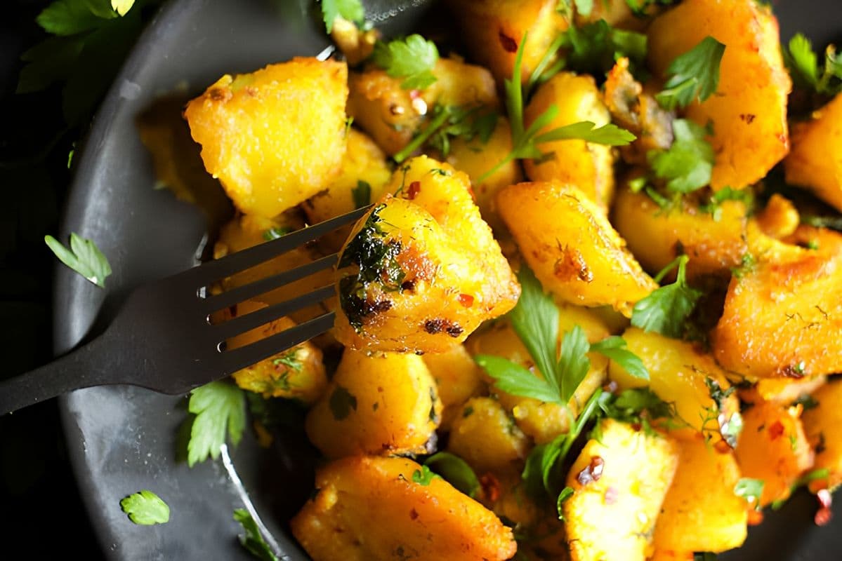 Roasted garlic-Potatoes