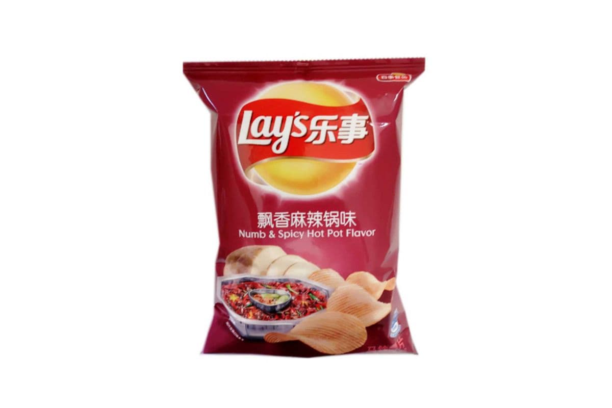 Lay's Chips Numb & Spicy Hot Pot Flavor（乐事 飘香麻辣锅味）