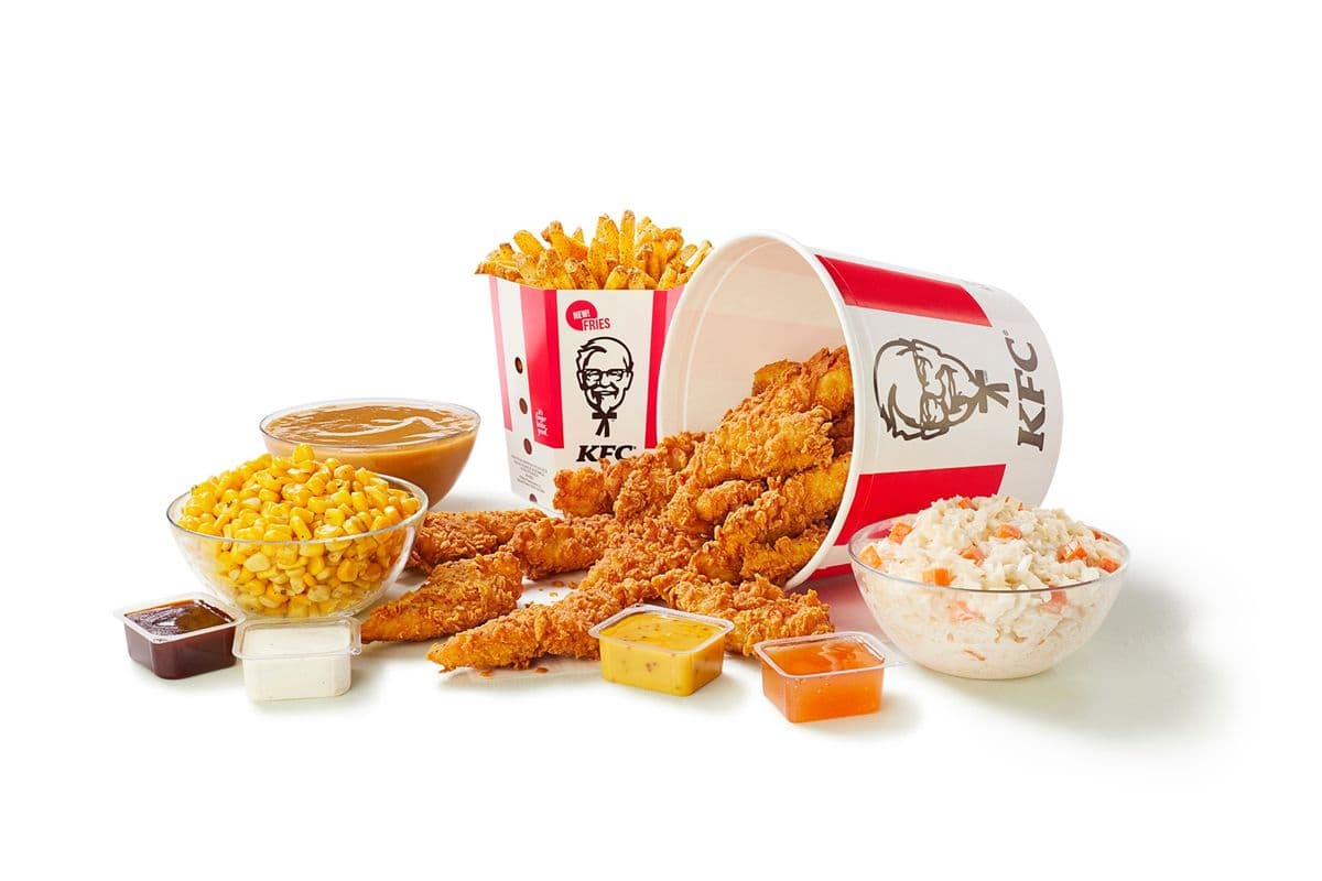 14-Piece Tenders Bucket and 4 Large Sides