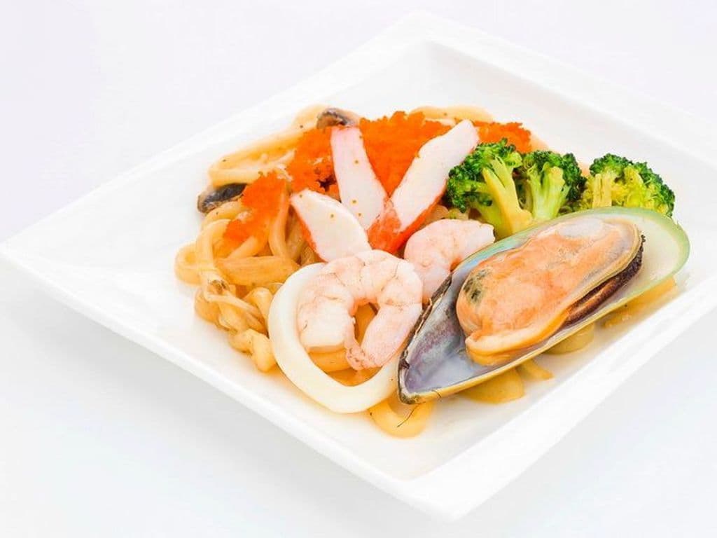 Seafood Fried Ramen
