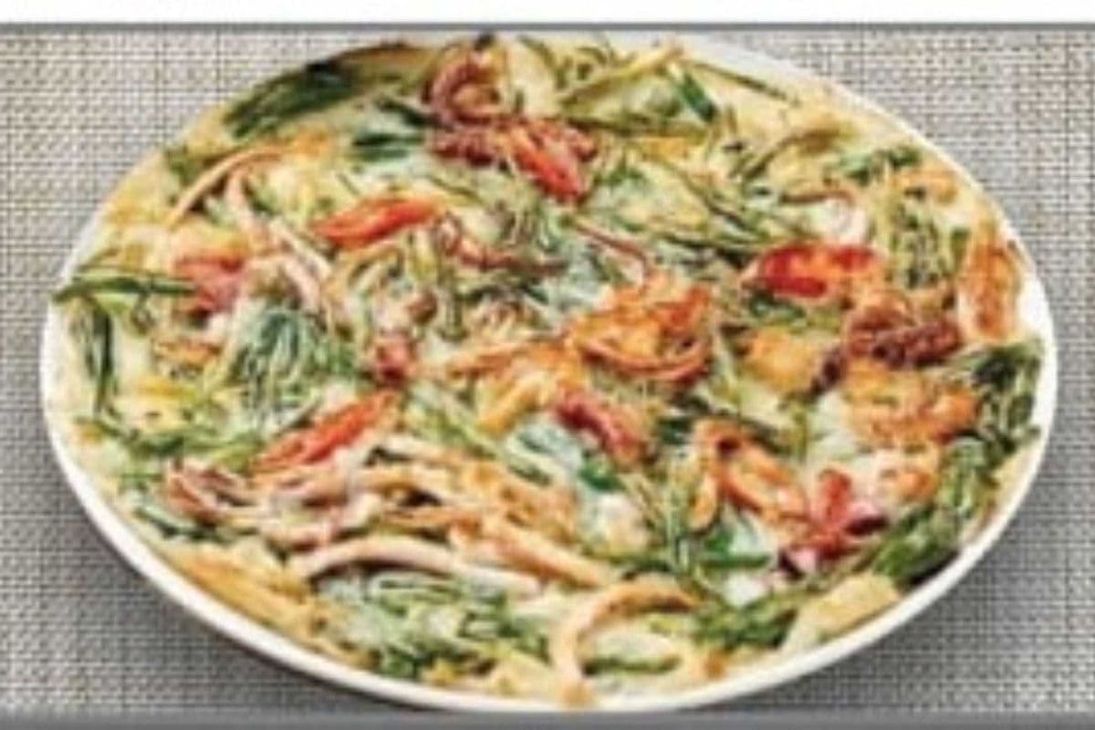 S2. Seafood Pancake (Haemul Pajeon, 해물파전)