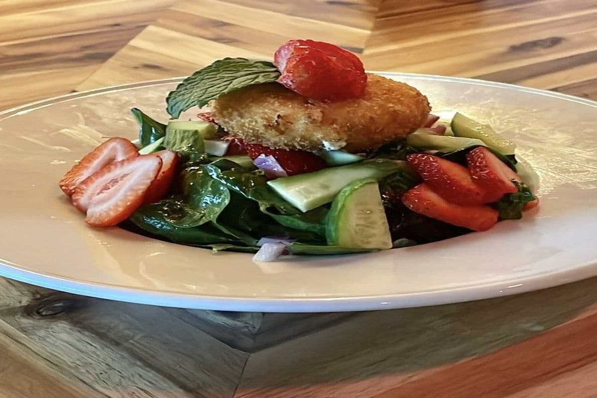 Fried Goat Cheese Salad