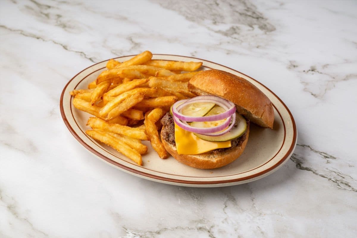 2. Classic Premium Cheeseburger