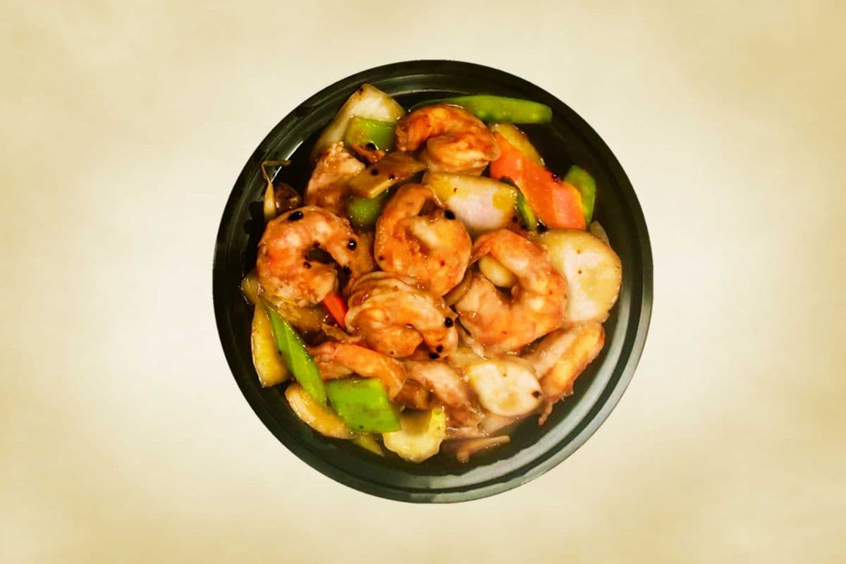 94. Shrimp with Black Bean Sauce