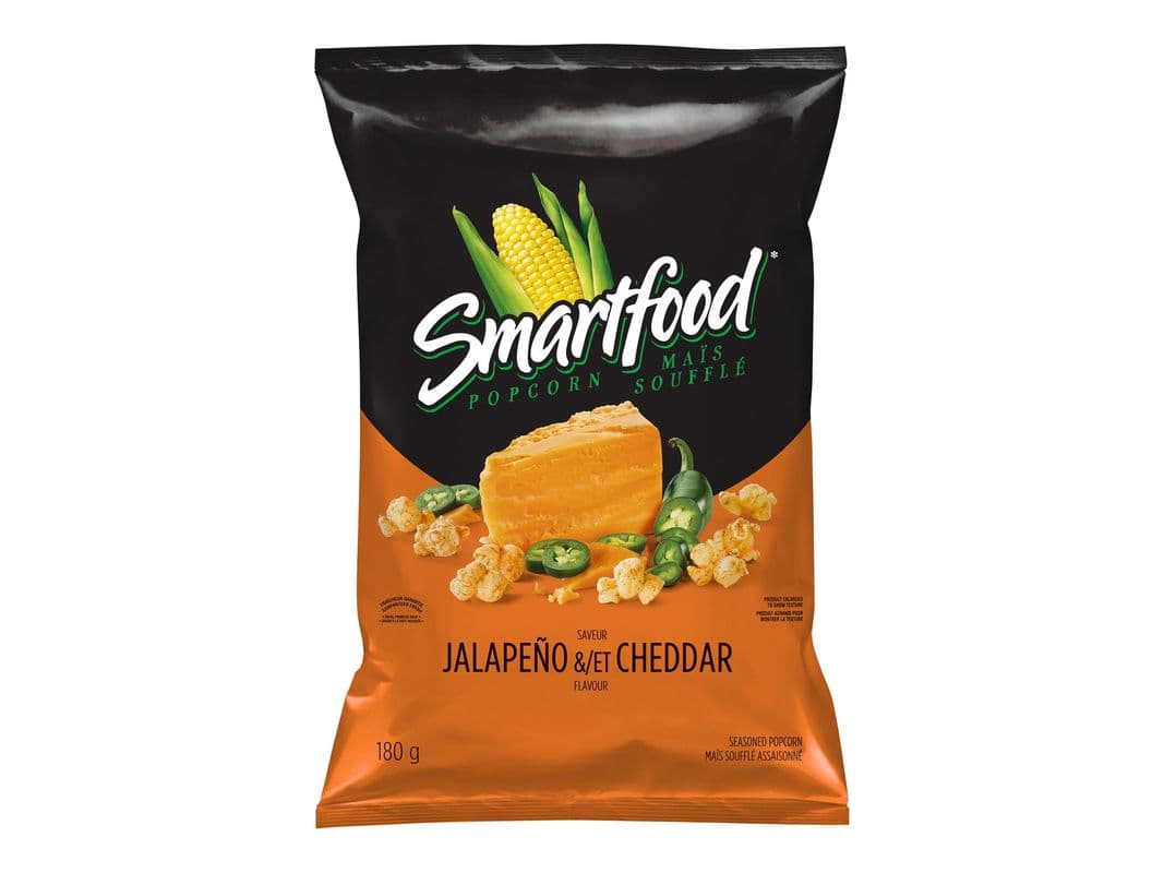 Smartfood Maïs Soufflé Jalapeno et Cheddar 180g / Smartfood Cheddar Jalapeno Popcorn 180g