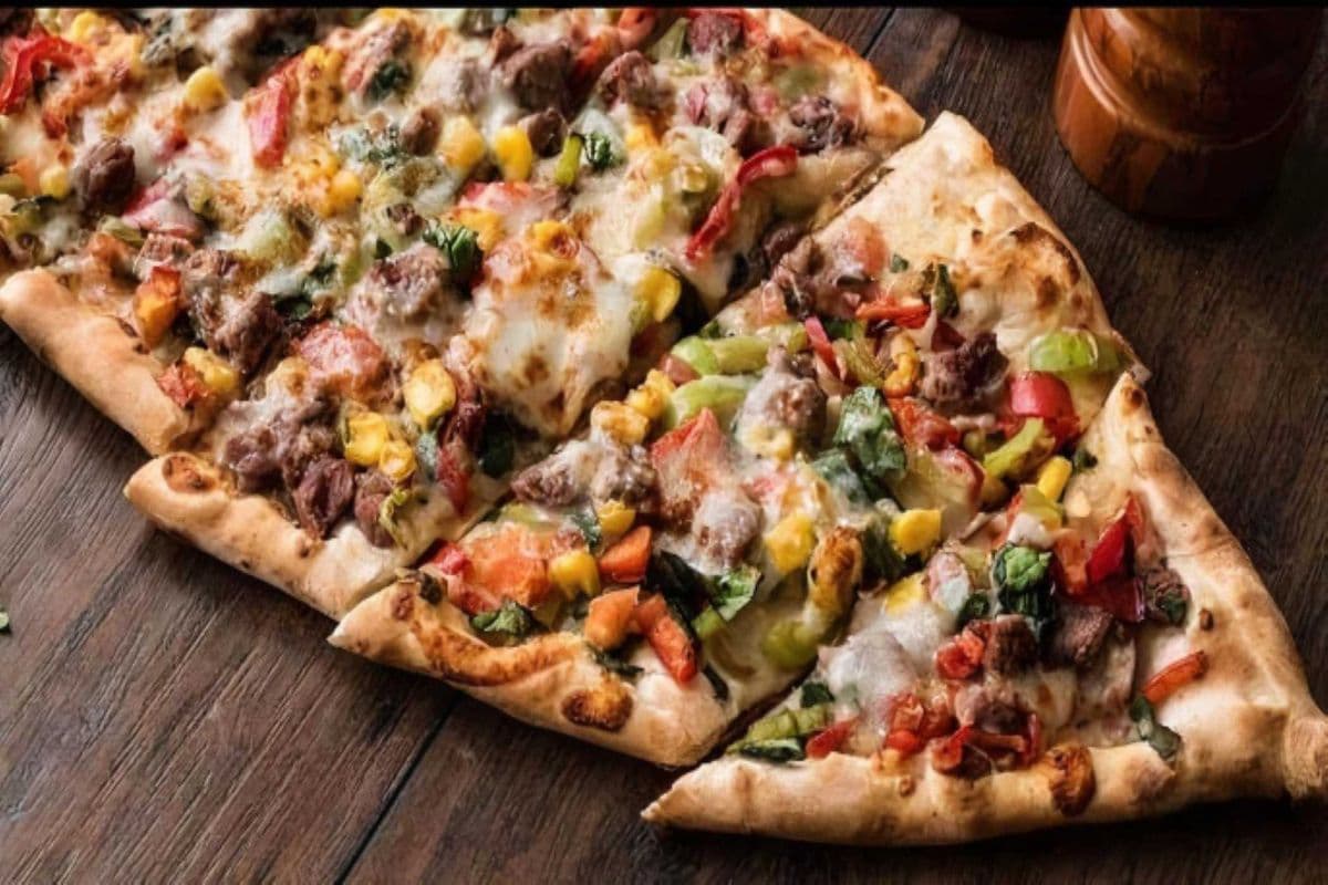 Pidé aux Légumes et Fromage / Pidé with Vegetables and Cheese