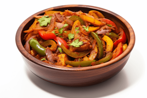 Légumes Jalfrezi / Veggie Jalfrezi (Aux oignons et poivrons / Onions and Peppers))
