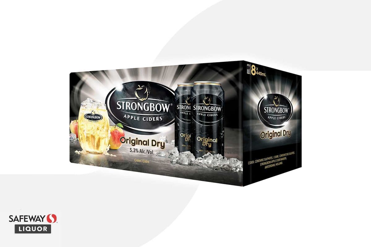 Strongbow Original Dry Cider (8 x 440 ml)