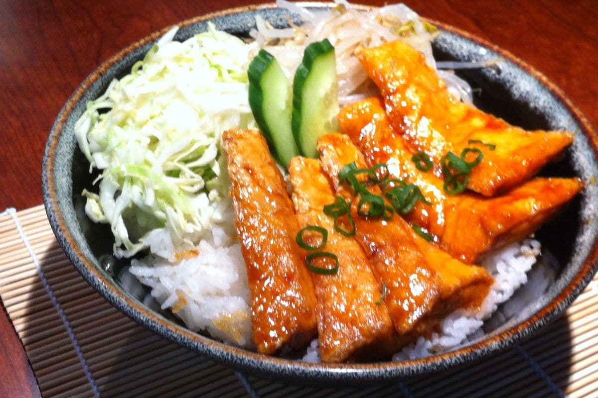 Teriyaki Salmon Rice Bowl