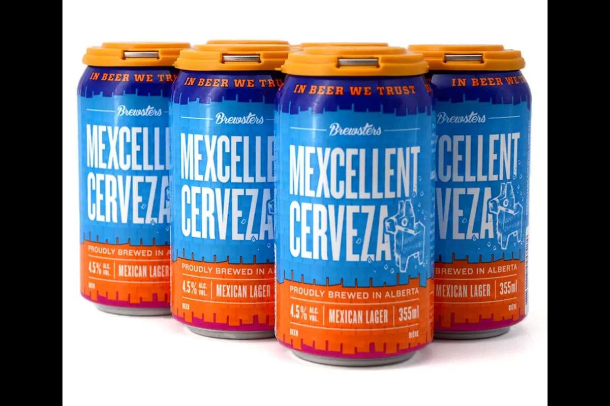 BREWSTER MEXCELLENT CERVEZA MEXICAN LAGER (6 x 355ML CANS) (6 x 355ML)
