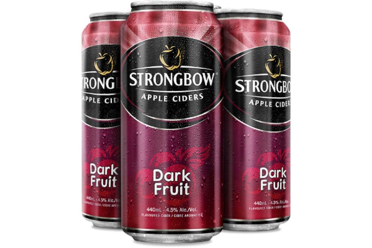 Strongbow Darkfruit Cider (4 CANS) (1 x 4X440ML)