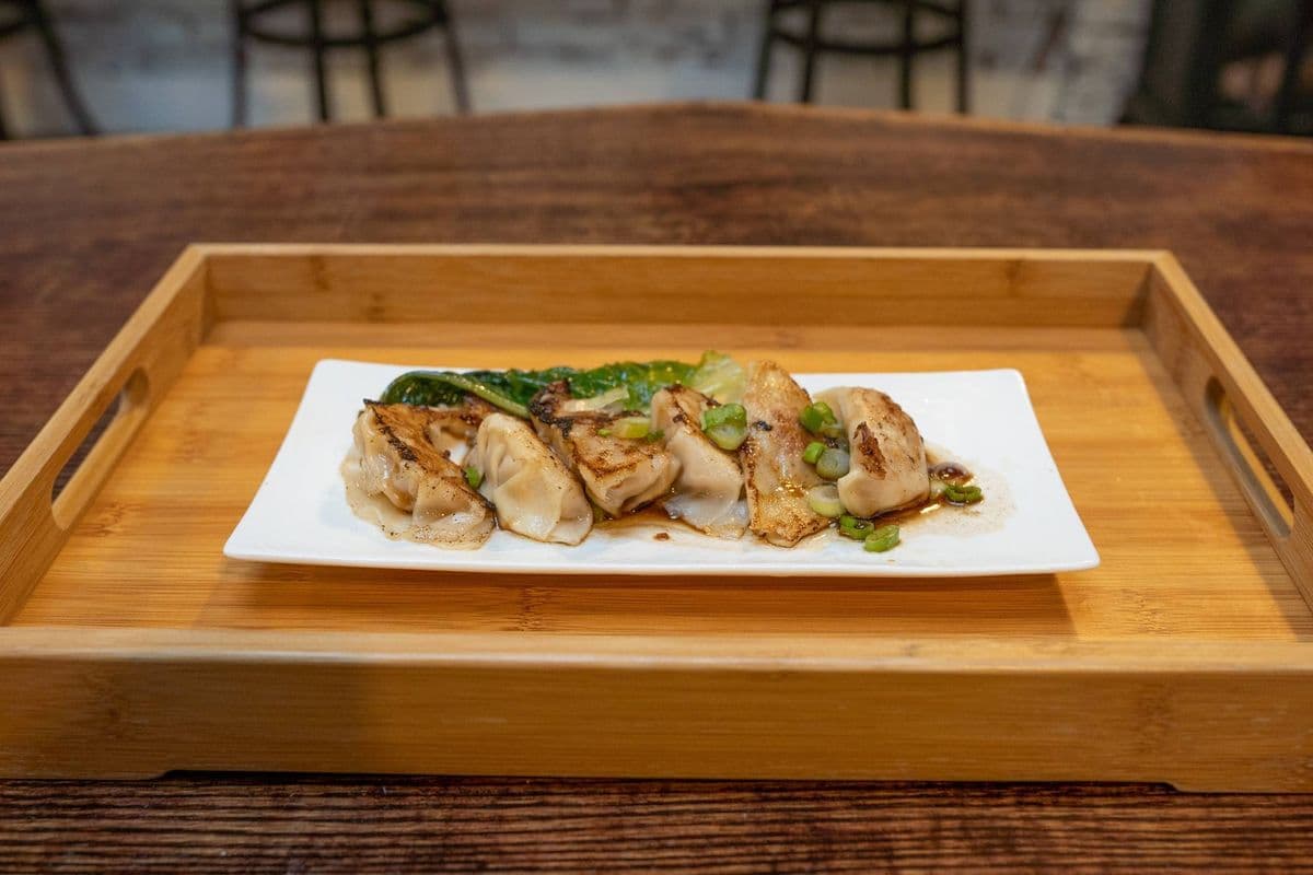 B5. Fried Pork Veggie Dumpling 煎饺子
