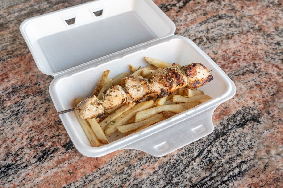 Plain Souvlaki Chicken Box (1 pc)