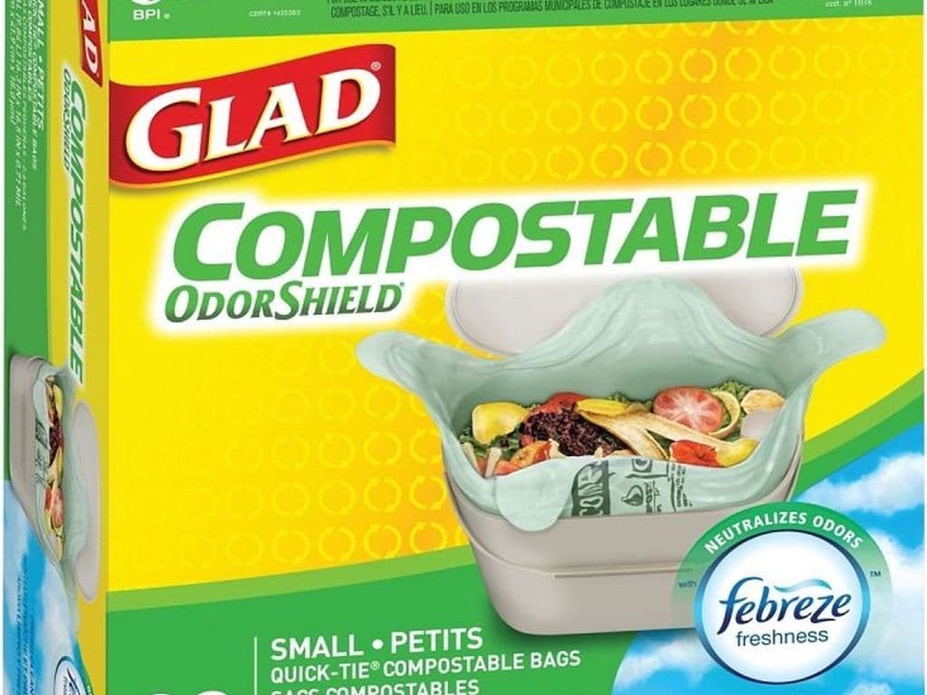 GLAD SMALL COMPOSTABLE WASTE BG 20S
