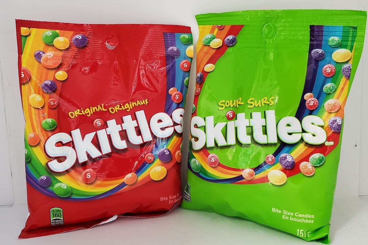 Skittles Family Size Bag (Tropical) 150-191g