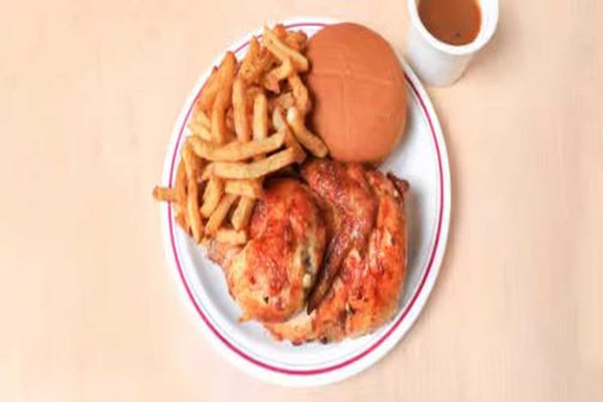 Repas demi poulet / Half Chicken Dinner