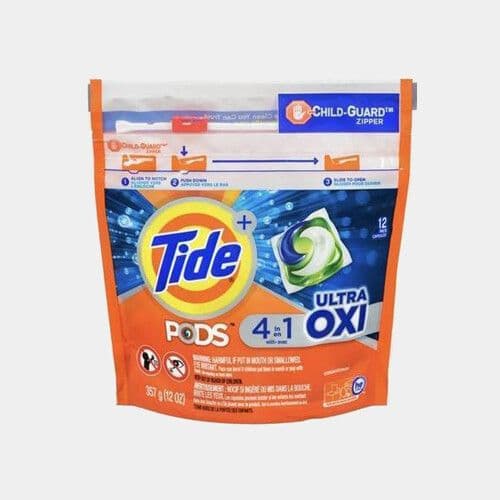 Tide 4 en 1 Pods Ultra Oxi (12 capsules) / Tide 4 in 1 Pods Ultra Oxi (12 capsules)