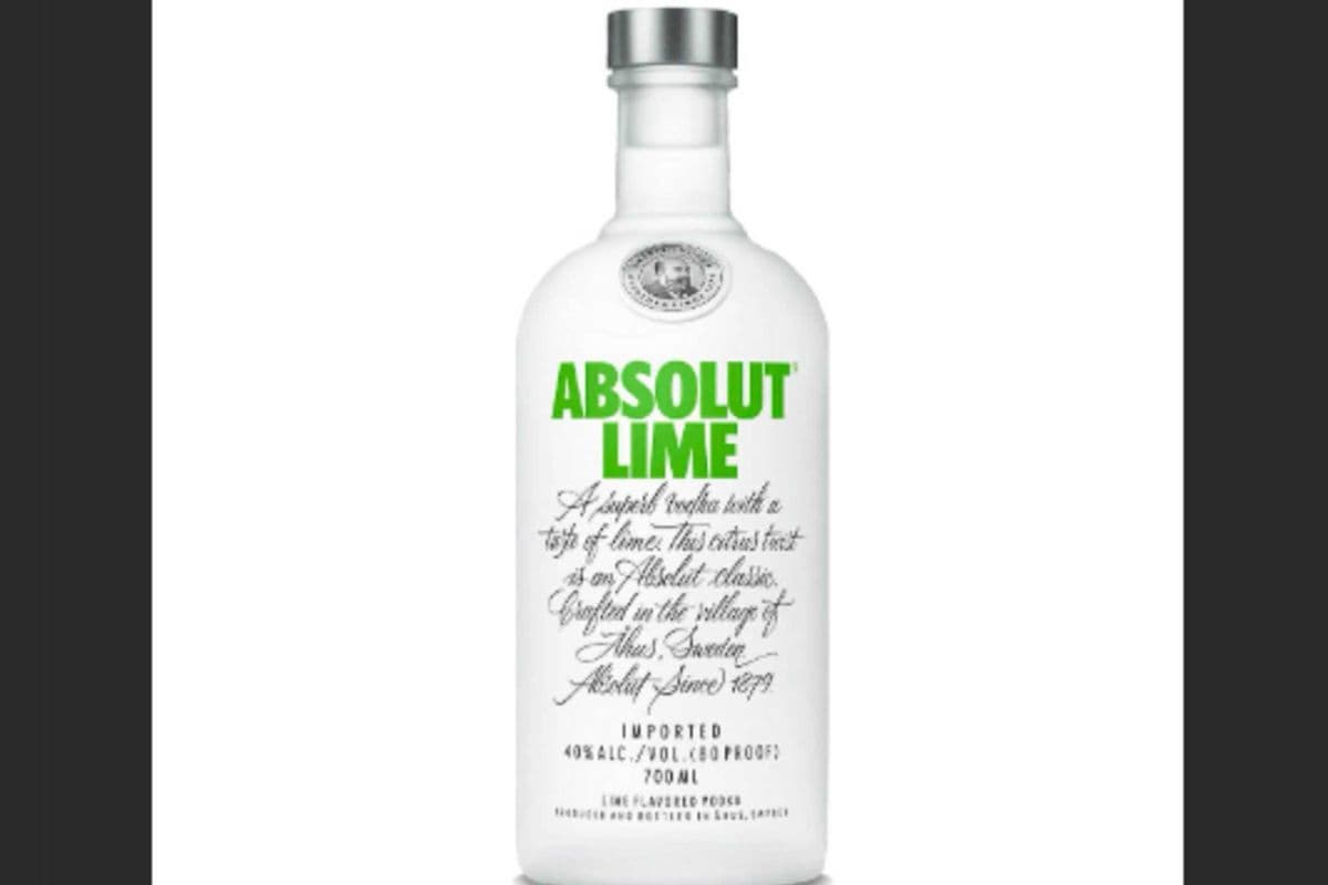 ABSOLUT LIME 750ML (1 x 750ML)