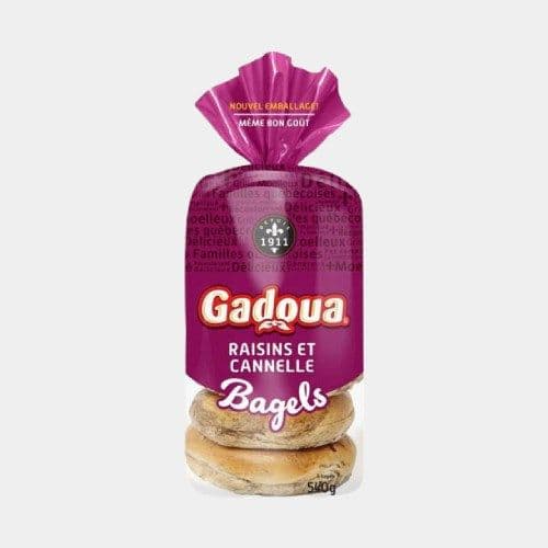 Gadoua - Bagels au raisin et à la cannelle (6pk) / Gadoua - Raisin and Cinnamon Bagels (6pk)