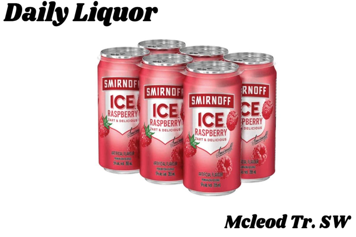 SMIRNOFF ICE RASPBERRY 6 CANS (1 x 355ML)