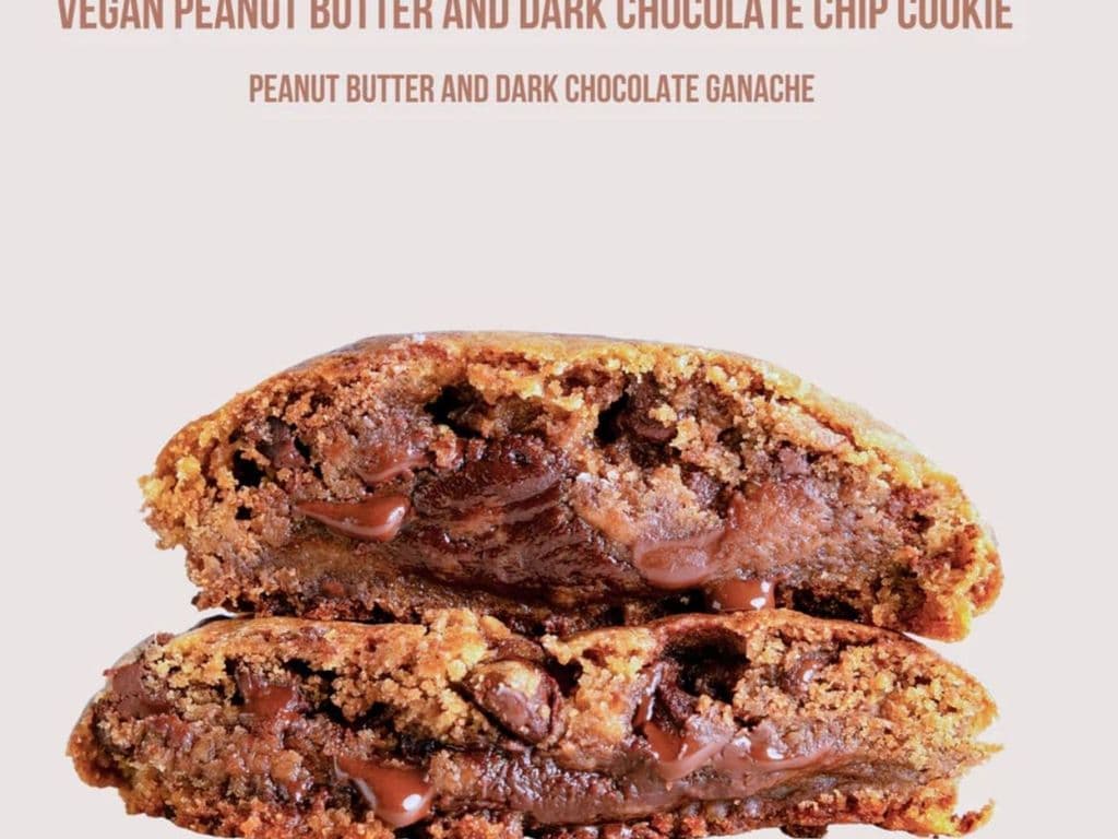 LOCAL VEGAN PEANUT BUTTER & DARK CHOCOLATE CHIP COOKIE