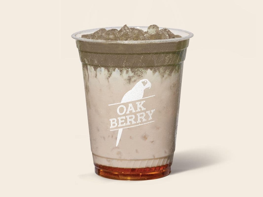 Iced Hojicha Latte