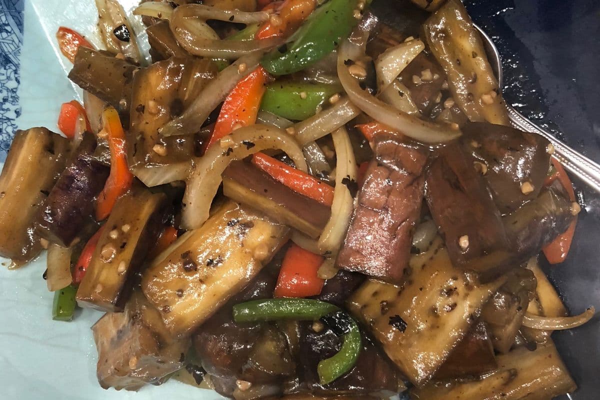 Black Bean Garlic Eggplant