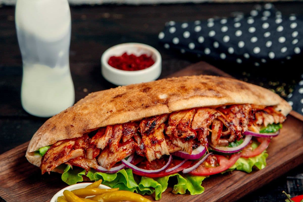4. Chicken Doner Bread (Regular)