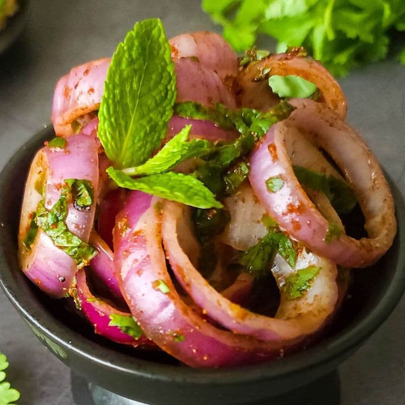 Onion Chilli Salad / Salade Oignon Chilli