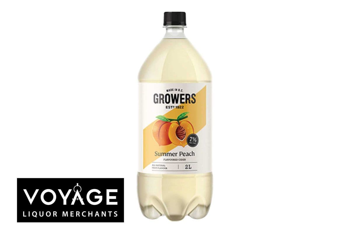 Growers Peach Cider (1 x 2 L)