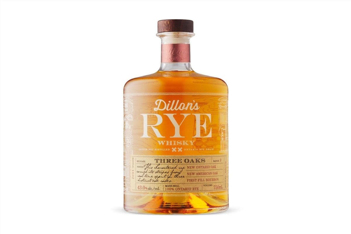 Dillons 3 Oaks Rye (1 x 750 ml)